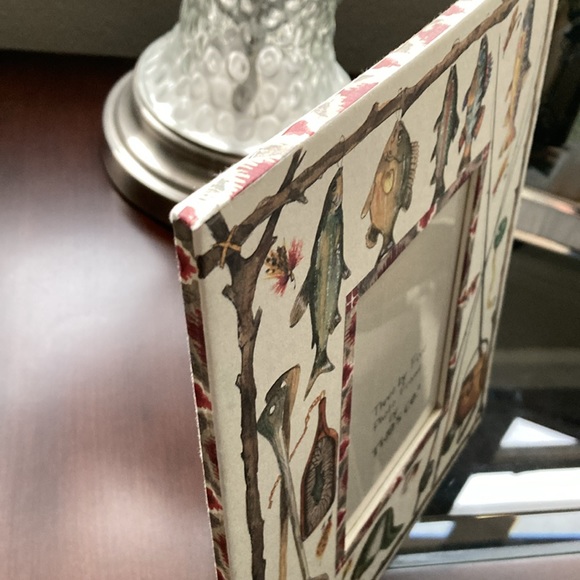 Two’s Company 3x5 Fly Fishing Picture frame Excellent Condition - Picture 3 of 10